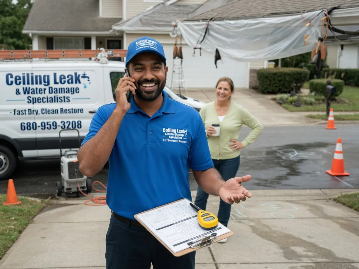 Ceiling Leak Cleanup Shenandoah Junction, WV FAQs